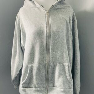 BKE Heather Gray Fleece-Lined Hoodie